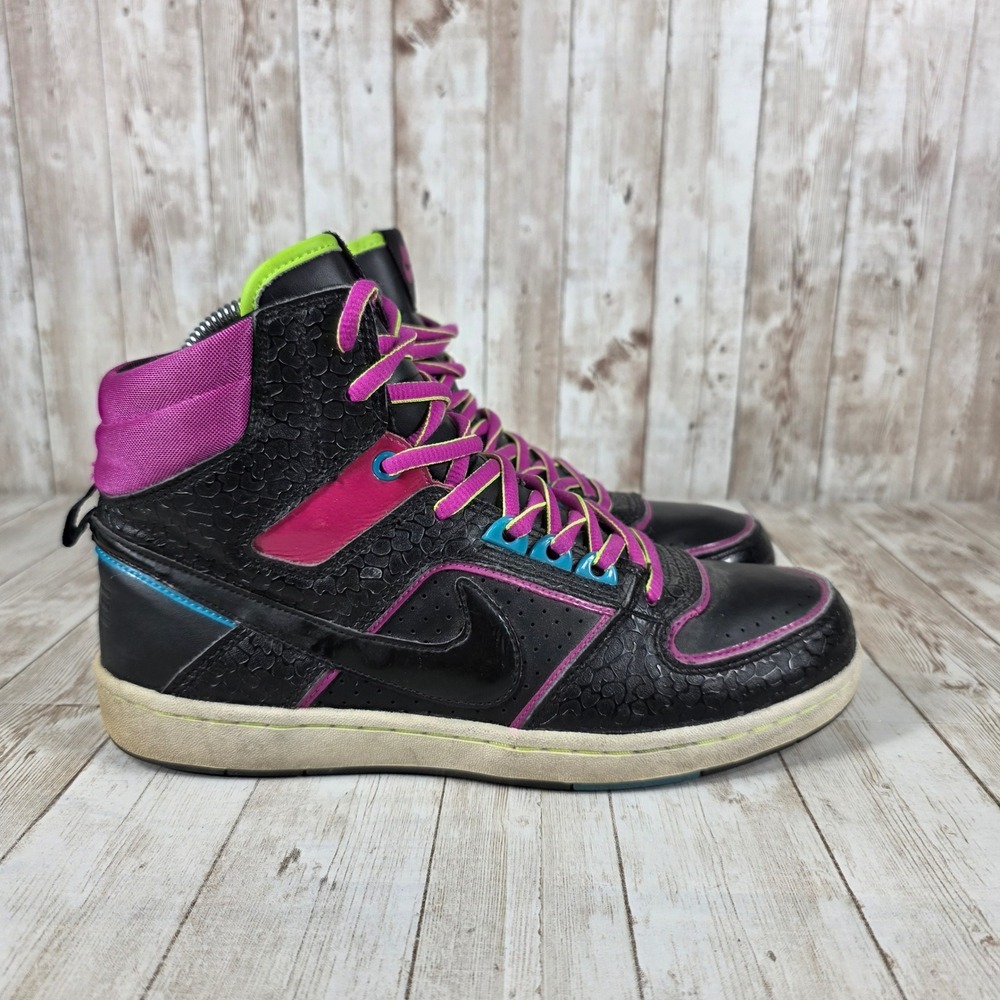 Nike Black and Pink Athletic Shoes